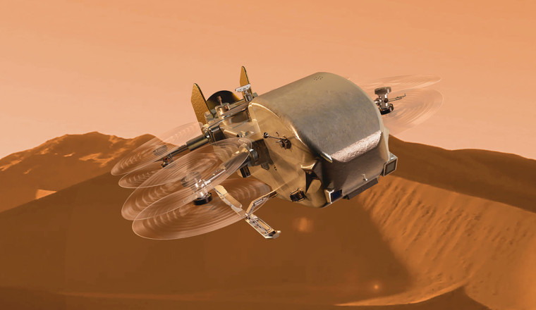 NASA Is Making A Nuclear-Powered Dragonfly Helicopter Straight Out Of Dune