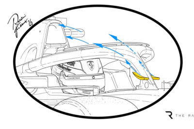 Ferrari removed halo wing after FIA talks