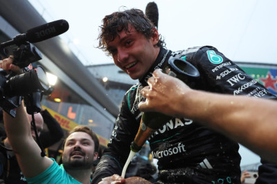 How F1 drivers reacted to Kimi Antonelli's first Grand Prix win on social media