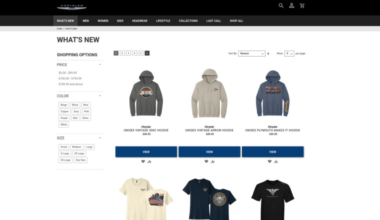 Chrysler's Sad Merch Shop Just Reminds Us Of When The Brand Mattered