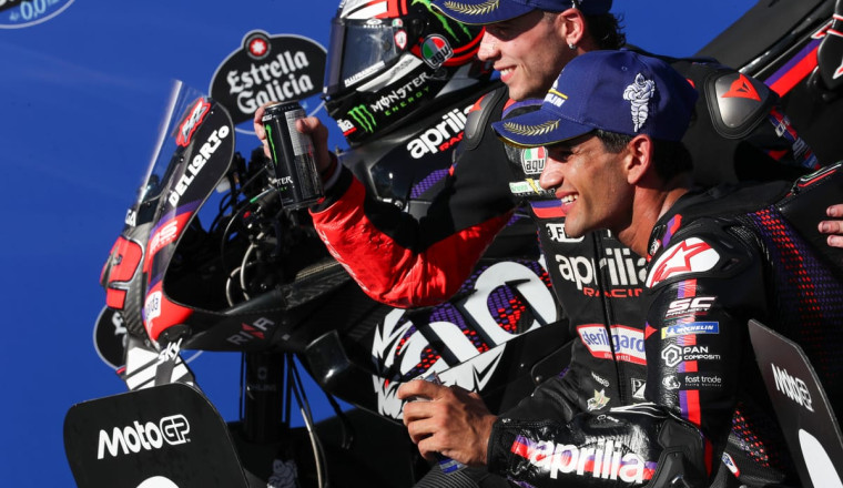 Aprilia 1-2 in MotoGP's truncated Brazilian GP