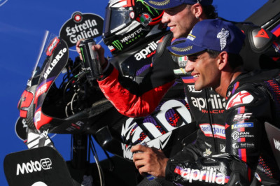 Aprilia 1-2 in MotoGP's truncated Brazilian GP