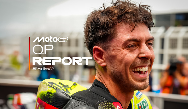 Di Giannantonio heads Bezzecchi after dramatic first qualifying in Brazil