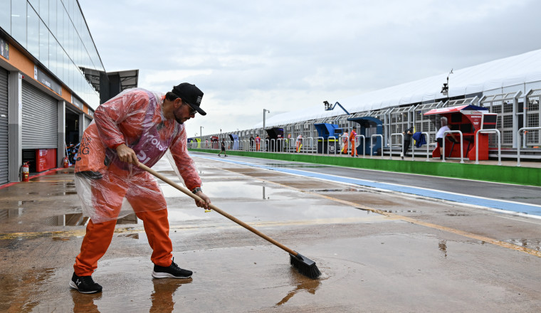 How do weather conditions affect MotoGP team preparations?