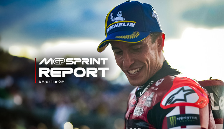 Marc Marquez defeats Diggia, Martin on the podium in stunning first Sprint in Brazil