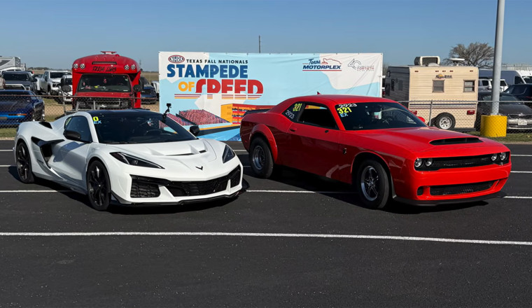 The Corvette ZR1X And Demon 170 Both Saw The Front, But Only One Saw The Finish