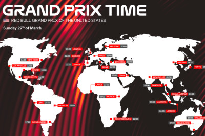 TIME SCHEDULE: USA GP