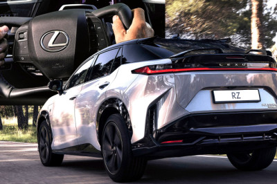 Lexus Cures Europes EV Engagement Problem With Fake Gears And Half A Steering Wheel
