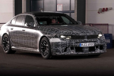 New BMW M5 Spotted Hiding Radical Facelift During Track Test