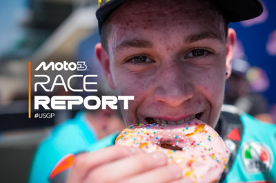 Pini pockets last corner win in Moto3 COTA classic