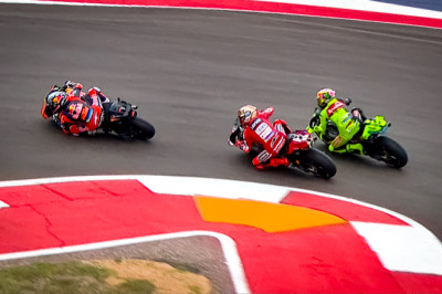 Marc Marquez handed Long Lap Penalty after Di Giannantonio crash