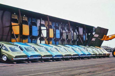 The Clever Engineering Of Shipping The Chevy Vega By Train