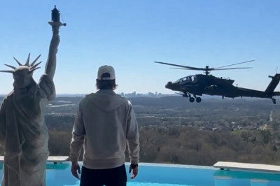 Apache Helicopters Flew Over Kid Rock's House After No Kings Protest And Pete Hegseth Says 'Carry On'