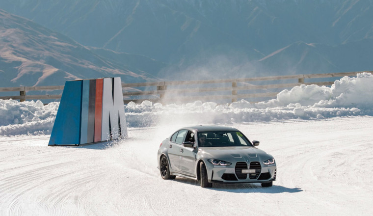 Here is how you can drift a BMW M3 on snow – in August!