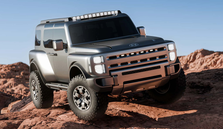 Hyundai Previews First Body-On-Frame Pickup With Wild Boulder Concept