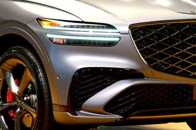 The Genesis GV70 Gets A Dark Makeover With A Punchy Interior Surprise