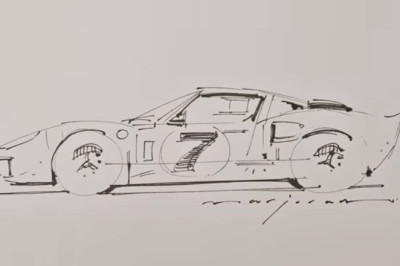Here's How You Draw A Ford GT40