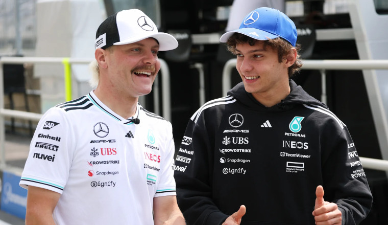 Valtteri Bottas ‘really proud’ of former Mercedes mentee Kimi Antonelli