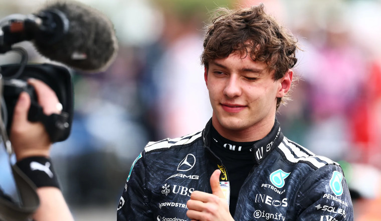 Kimi Antonelli evaluates how much he's stepped up in second F1 season as he explains where Russell still has the edge