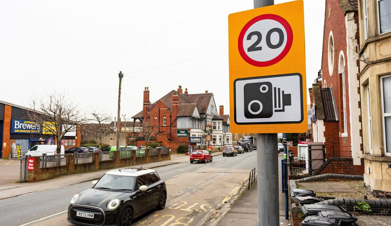 Rollout of 20mph zones blamed for number of drivers getting points on their licences surging to almost a million