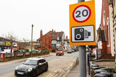 Rollout of 20mph zones blamed for number of drivers getting points on their licences surging to almost a million