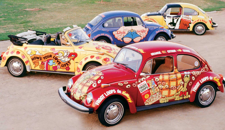 The 1970s craze that transformed VW Beetles into moving adverts