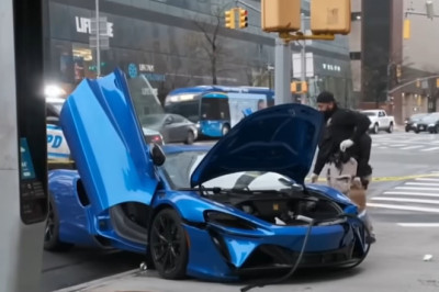 Four Men STEAL Four Luxury Cars. One Parking Attendant. One Gate.