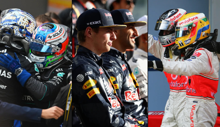 7 times younger drivers challenged more experienced team mates