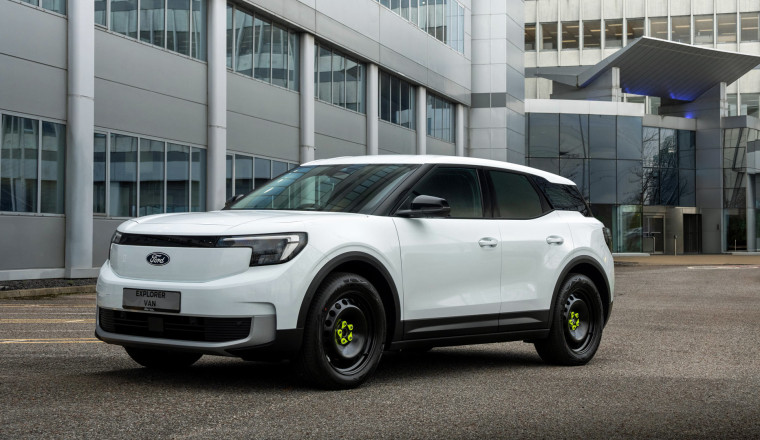 Ford Explorer EV is now available as a van