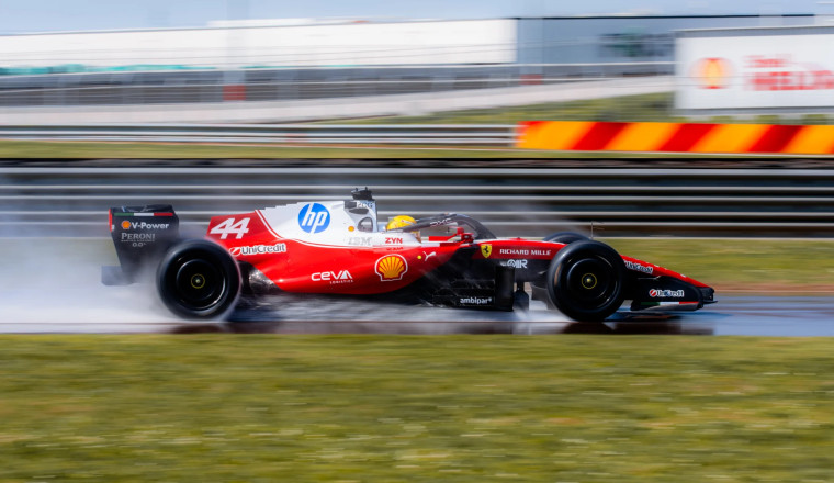GALLERY: Hamilton back on track for Ferrari at Fiorano as F1 action continues in April