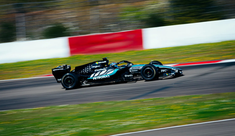 GALLERY: F1 returns to Nurburgring for Pirelli tyre test with Mercedes and McLaren