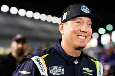 Kyle Busch retaliates on Riley Herbst at Bristol (Video)