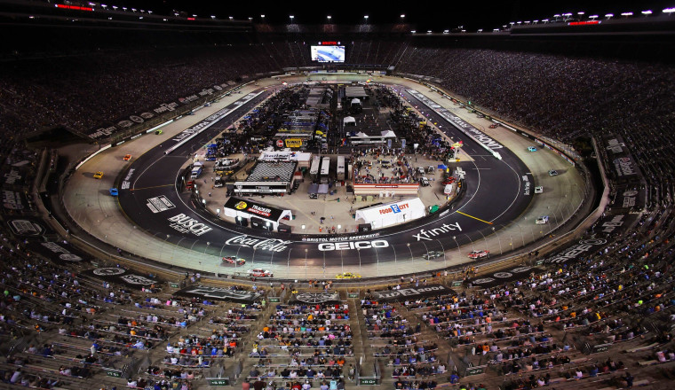 NASCAR starting grid and TV schedule for Bristol Motor Speedway