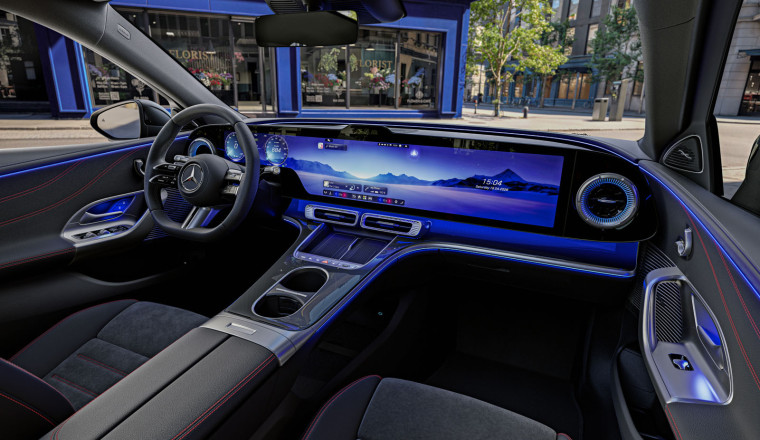 Mercedes C-Class EV interior revealed with 39.1in Hyperscreen