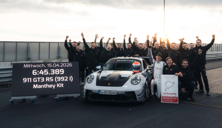 It's No Mustang: 911 GT3 RS WIth Manthey Kit Sets Nürburgring Lap Time