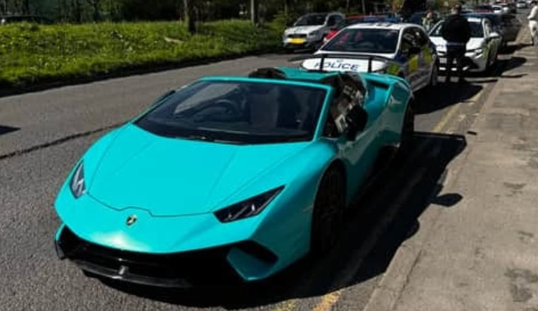 Lamborghini is seized because driver didn't have insurance - as figures show 160,000 cars were towed away last year