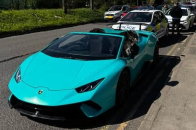 Lamborghini is seized because driver didn't have insurance - as figures show 160,000 cars were towed away last year