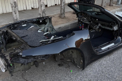Los Angeles Car Strippers Leave Porsche 911 A Shell Of Its Former Self