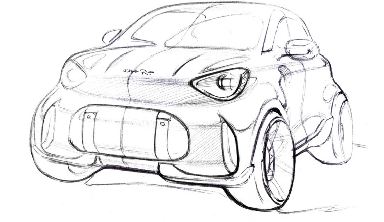 Smart #2: Concept previews design for Fortwo successor