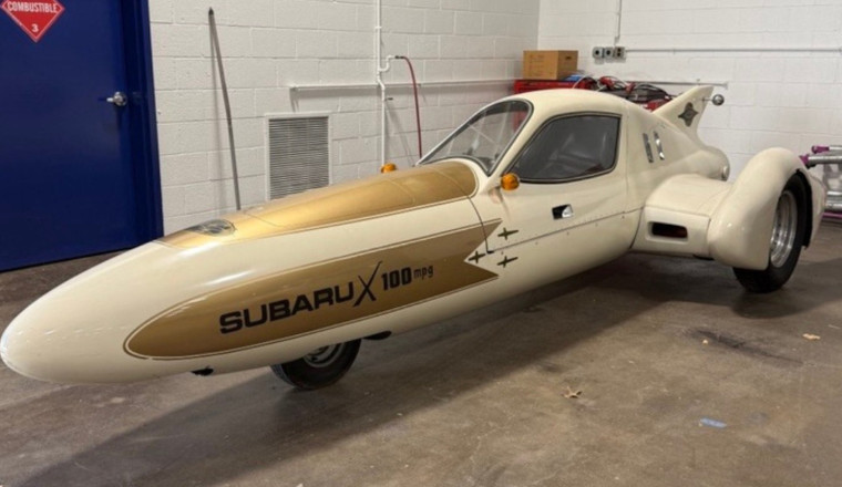 The Subaru X-100 Was The Plane-Shaped Car Designed To Cross The U.S. On A Single Tank Of Gas