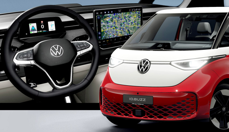 VW’s 2026 ID. Buzz Adds 335 HP And Real Buttons, America Gets Neither