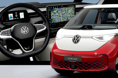 VW’s 2026 ID. Buzz Adds 335 HP And Real Buttons, America Gets Neither