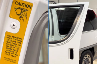 GM Used A Sticker To 'Fix' Minivan Doors That Whacked Peoples' Heads