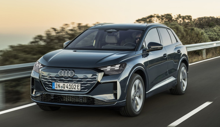 Audi Q4 E-tron gets more efficient motor – and round steering wheel