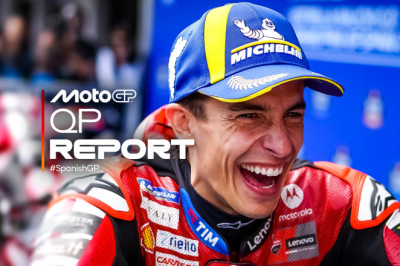 Marc Marquez denies Zarco in damp pole shootout