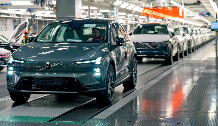 Production of new Volvo EX60 electric SUV gets underway