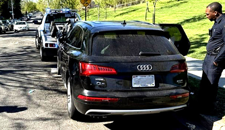 Washington D.C. Finally Towed the Audi. It Had 893 Tickets and $262,000 in Unpaid Fines.