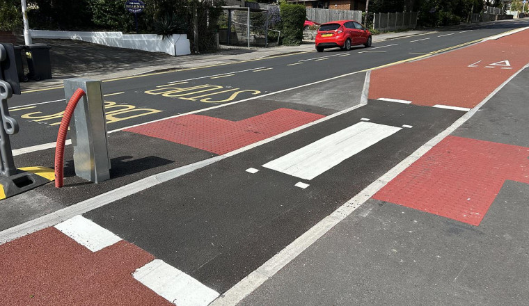 Council paints tiny zebra crossing on hated £17million cycle lane - as critics warn of confusion and accidents ahead