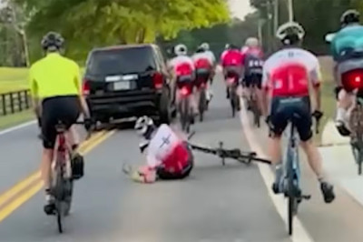 Driver Says Cyclists Took His Lane, Then His Honda Pilot Hit Two Of Them
