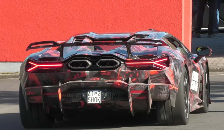 Hotter Lamborghini Revuelto Flaunts Rear Wing In Nürburgring Test